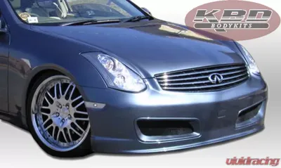 KBD Bodykits Nismo Style 1 Piece Front Bumper Infiniti G35 Coupe 2DR Coupe 2003-2007 - 37-2213