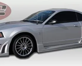 KBD Bodykits V Spec Style 2 Piece Side Skirts Pair Ford Mustang 99-04