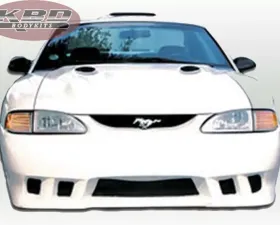 KBD Bodykits Sallen 2 Style 1 Piece Front Bumper Ford Mustang 1994-1998