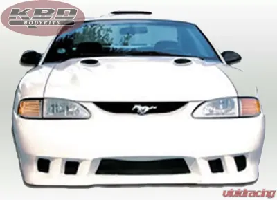 KBD Bodykits Sallen 2 Style 1 Piece Front Bumper Ford Mustang 1994-1998 - 37-2241
