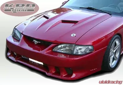 KBD Bodykits Sallen 2 Style 1 Piece Front Bumper Ford Mustang 1994-1998 - 37-2241