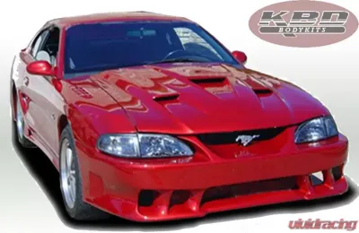 KBD Bodykits Sallen 2 Style 1 Piece Front Bumper Ford Mustang 1994-1998 - 37-2241