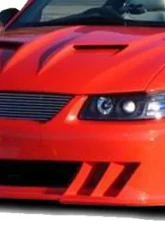 KBD Bodykits Demon Style 1 Piece Front Bumper Ford Mustang 1999-2004                                     - 37-2245 - Image 4