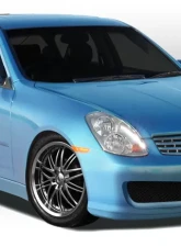 KBD Bodykits Hidori Style 1 Piece Front Bumper Infiniti G35 Sedan 4DR Sedan 2003-2004                                     - 37-2251 - Image 4