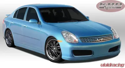 KBD Bodykits Hidori Style 1 Piece Front Bumper Infiniti G35 Sedan 4DR Sedan 2003-2004 - 37-2251