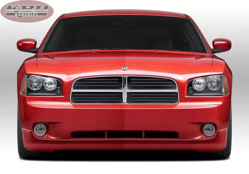 KBD Bodykits Premier Style 1 Piece Front Lip Dodge Charger 2006-2010 - 37-2252