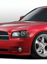 KBD Bodykits Premier Style 1 Piece Polyurethane Front Lip for Dodge Charger 2006-2010                                     - 37-2252 - Image 2
