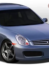 KBD Bodykits Hidori Style 1 Piece Front Bumper Infiniti G35 Sedan 4DR Sedan 2005-2006                                     - 37-2253 - Image 4