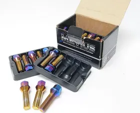 Mevius M12 X 1.50 Ball 27MM Black Hex Lug Bolt