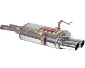 SuperSprint Round Tip Muffler BMW E46 Sedan 325i 01-05