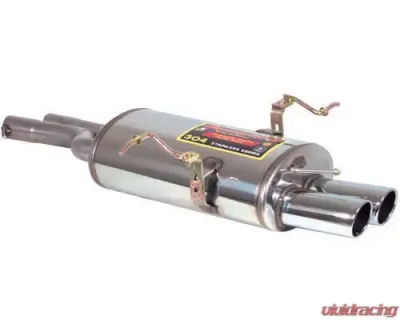 SuperSprint Round Tip Muffler BMW E46 Sedan 325i 01-05 - 787406