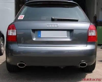 Eisenmann Stainless Axleback Exhaust 2x120x77mm Oval Tips Audi A4 Quattro 02-05 - A1213.02180