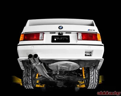 Eisenmann Stainless Axleback Exhaust 2x70mm Round Tips BMW M3 2.3L E30 86-92 - B5206.00700