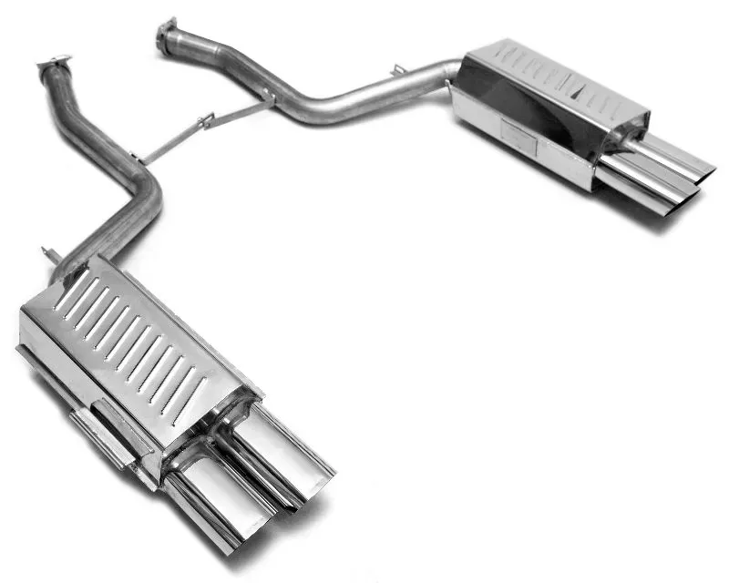 Eisenmann Axleback Exhaust System with Flat Oval Tips BMW E38 750i 95-01 - B5239.00831B