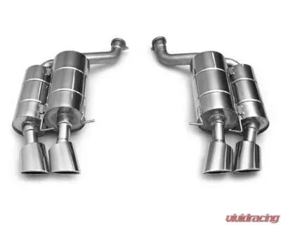 Eisenmann Stainless Axleback Exhaust 4x120x77mm Oval Tips BMW M5 E60 Sedan 2006-2010 - B5258.02180