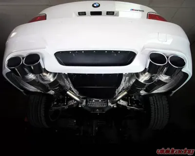 Eisenmann Stainless Axleback Exhaust 4x120x77mm Oval Tips BMW M5 E60 Sedan 2006-2010 - B5258.02180