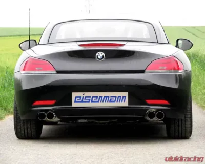 Eisenmann Rear Single Performance Muffler Dual Tips BMW Z4 09-12 - B5269.00762