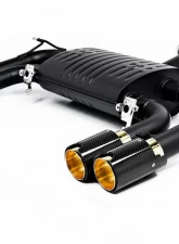 Eisenmann Sport Performance Muffler System Carbon Fiber Signature Gold Inner Tips BMW X5M | X6M 2015-2018                                     - B5446.00904CG - Image 2