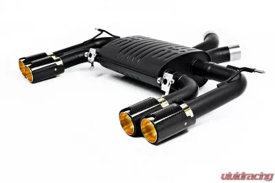 Eisenmann Sport Performance Muffler System Carbon Fiber Signature Gold Inner Tips BMW X5M | X6M 2015-2018 - B5446.00904CG