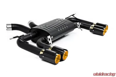 Eisenmann Sport Performance Muffler System Carbon Fiber Signature Gold Inner Tips BMW X5M | X6M 2015-2018 - B5446.00904CG