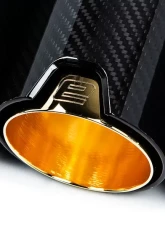 Eisenmann Sport Performance Muffler System Carbon Fiber Signature Gold Inner Tips BMW X5M | X6M 2015-2018                                     - B5446.00904CG - Image 4