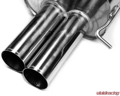 Eisenmann Stainless Axleback Exhaust 2x83mm Round Tips Mercedes-Benz CLK500 Cabrio 03-06 - D7247.00831