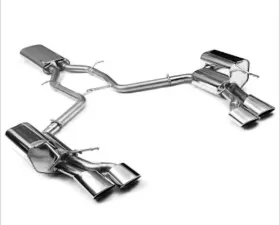 Eisenmann Stainless Steel Catback Exhaust 4 x 90 x 70 mm Oval Tips Mercedes-Benz C230 08-14