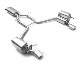 Eisenmann Stainless Catback Exhaust 2x120x77mm Oval Tips Mercedes-Benz C230 08-09