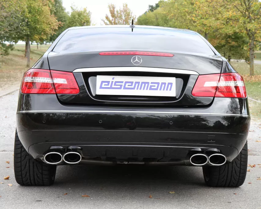 Eisenmann Stainless Catback Exhaust 4x120x77mm Oval Tips Mercedes-Benz E350 Coupe 12-13 - D7268.01204
