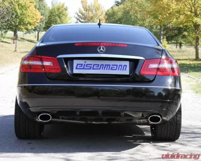 Eisenmann Stainless Catback Exhaust 2x120x77mm Oval Tips Mercedes-Benz E350 Coupe 12-13 - D7268.01202