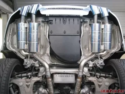 Eisenmann Stainless Axleback Exhaust 4x120x77mm Oval Tips BMW M5 E60 Sedan 2006-2010 - B5258.02180