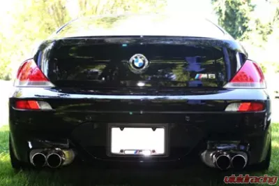 Eisenmann Stainless Axleback Exhaust 4x83mm Round Tips BMW M6 E63/64 06-10 - B5311.00831