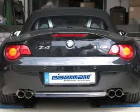Eisenmann Stainless Axleback Exhaust 4x76mm Round Tips BMW Z4 Aero Valence 03-05