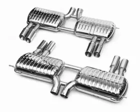 Eisenmann Performance Muffler 4x90mm Round Tips BMW E71 X6 M 09+