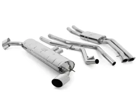 Eisenmann Stainless Catback Exhaust 2x120mm Round Tips BMW X6 xDrive35d Bi-Turbo 09-10