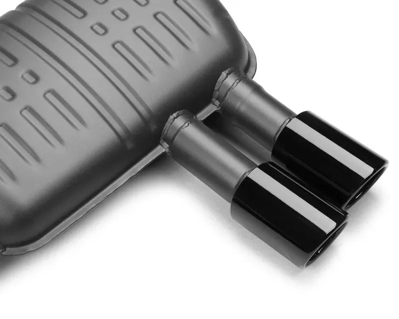 Eisenmann Black Series Axleback Exhaust 4x90mm Round Tips BMW X5M 4.4L Bi-Turbo 10-13 - BS5408.00904