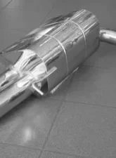 Eisenmann Stainless Axleback Exhaust 2x83mm Round Tips Mercedes-Benz CLK500 Cabrio 03-06                                     - D7247.00831 - Image 3