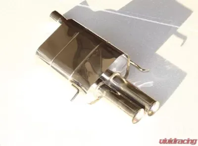 Eisenmann Stainless Axleback Exhaust 2x83mm Round Tips Mercedes-Benz CLK500 Cabrio 03-06 - D7247.00831