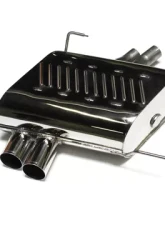 Eisenmann Stainless Axleback Exhaust 2x76mm Round Tips BMW Z4 Aero Valence 03-05                                     - B5262.09760 - Image 3