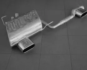 Eisenmann Stainless Axleback Exhaust 2x160x80mm Oval Tips BMW Z4 Aero Valence 06-08