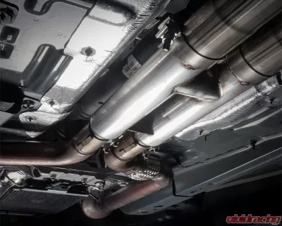 Redline Catback Exhaust w/ Active Valves H-Pipe Ford Mustang GT 18-20 - M18CBXFCV