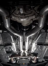 Redline Catback Exhaust w/ Active Valves X-Pipe Ford Mustang GT 18-20                                     - M18CBHFCV - Image 3