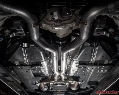 Redline Catback Exhaust w/ Active Valves X-Pipe Ford Mustang GT 18-20 - M18CBHFCV