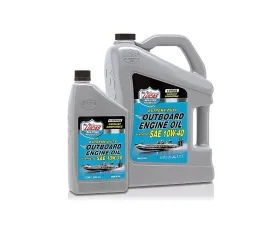 Lucas Outboard Engine Oil Synthetic 10W-40 1Qt