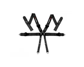 Cusco 6-Point Racing Harness Black