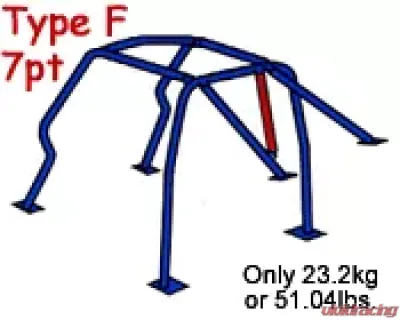Cusco 7 Point Roll Cage + M Honda S2000 00-05 - 381 261 LM