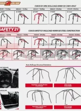 Cusco Safety 21 Roll cage Subaru Impreza WRX 1998-2000                                     - 660 290 W10 - Image 3