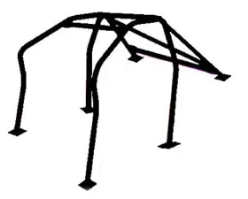 Cusco 8 Point Steel Roll Cage Hyundai Genesis Coupe 10-12