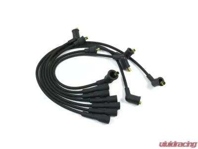PerTronix 706101 Flame-Thrower Spark Plug Wires Custom Fit Black (6 cyl) - 706101