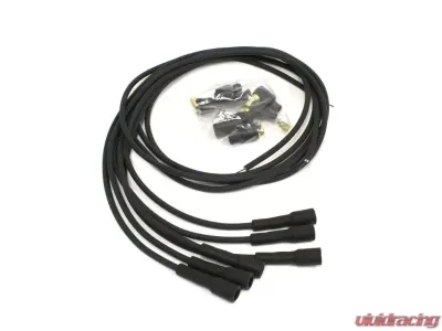 PerTronix 706180 Flame-Thrower Spark Plug Wires British Universal 180 Degree Black (6 cyl) - 706180